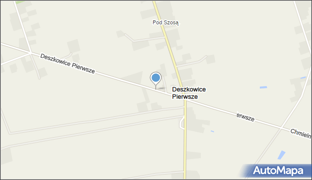 Deszkowice Pierwsze, Deszkowice Pierwsze, mapa Deszkowice Pierwsze