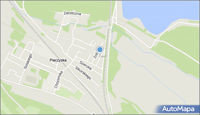 Jaworzno, Dembowskiego Edwarda, mapa Jaworzno