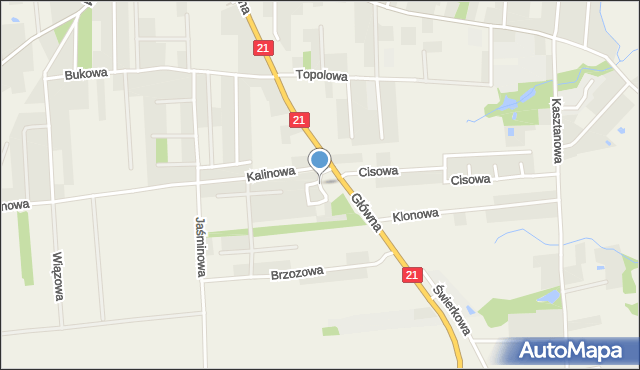 Kobylnica powiat słupski, Dębowa, mapa Kobylnica powiat słupski