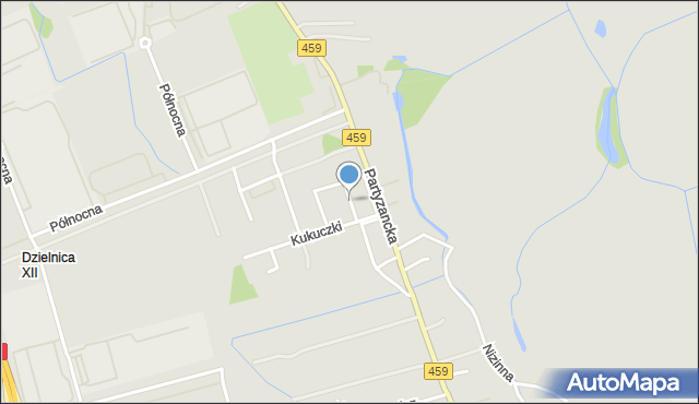 Opole, Deyny Kazimierza, mapa Opola