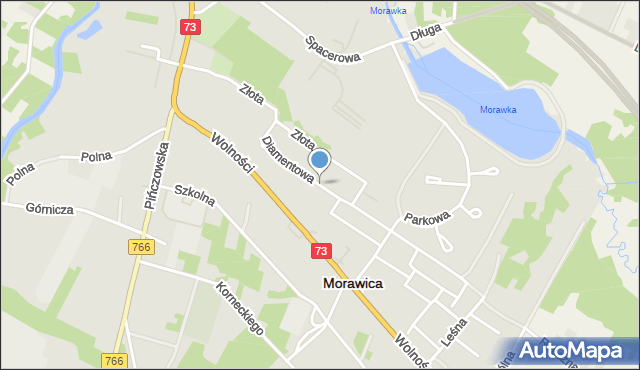 Morawica powiat kielecki, Diamentowa, mapa Morawica powiat kielecki