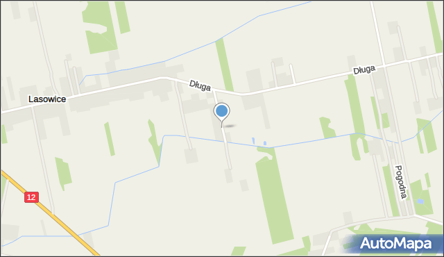 Myśliszewice, Diamentowa, mapa Myśliszewice