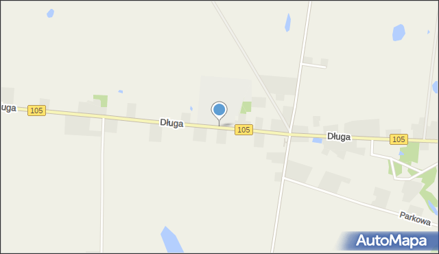 Brojce, Długa, mapa Brojce