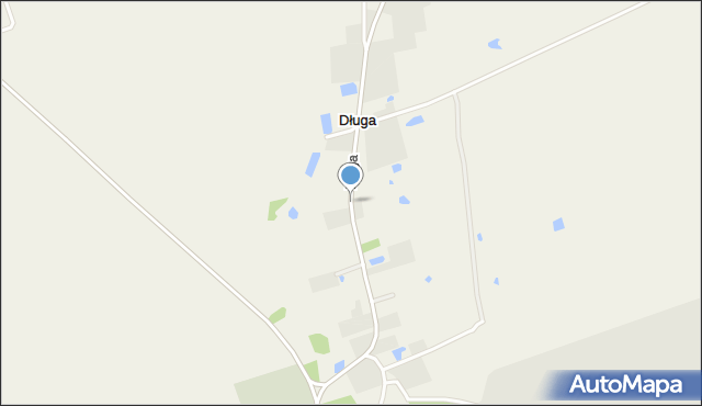 Długa, Długa, mapa Długa