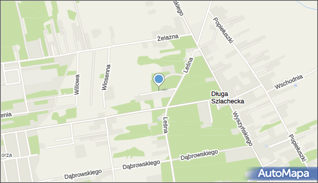 Długa Szlachecka, Długa Szlachecka, mapa Długa Szlachecka