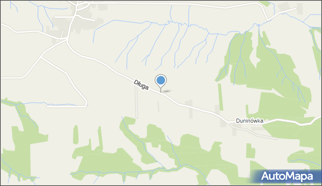 Dursztyn, Długa, mapa Dursztyn