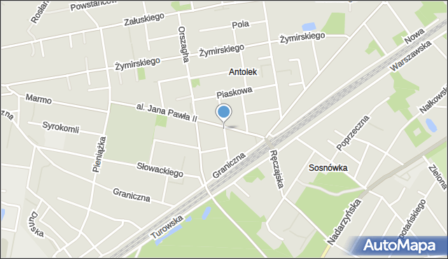 Kobyłka, Długosza Jana, mapa Kobyłka