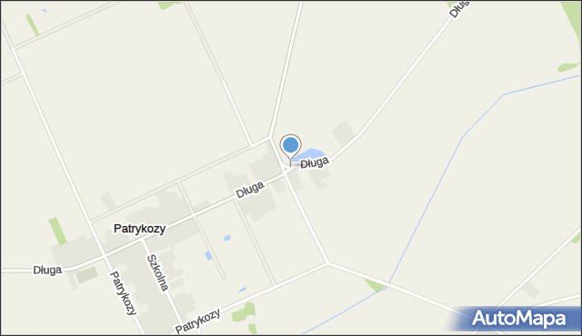 Patrykozy, Długa, mapa Patrykozy