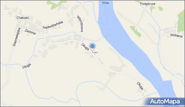 Ryczów gmina Spytkowice, Długa, mapa Ryczów gmina Spytkowice