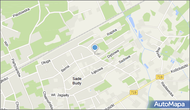 Sade Budy, Długa, mapa Sade Budy