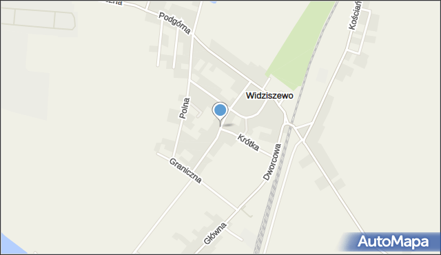 Widziszewo, Długa, mapa Widziszewo