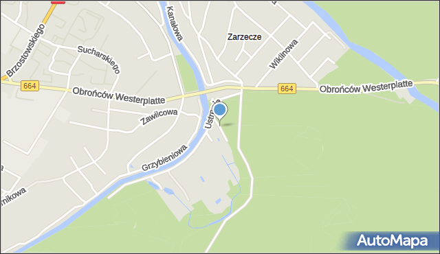 Augustów, Dolinka, mapa Augustów