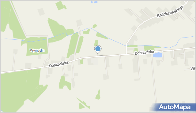 Bądkowo Kościelne, Dobrzyńska, mapa Bądkowo Kościelne