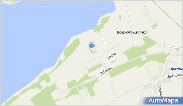 Boszkowo-Letnisko, Dominicka, mapa Boszkowo-Letnisko