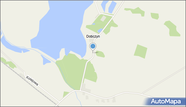 Dobczyn gmina Śrem, Dobczyn, mapa Dobczyn gmina Śrem