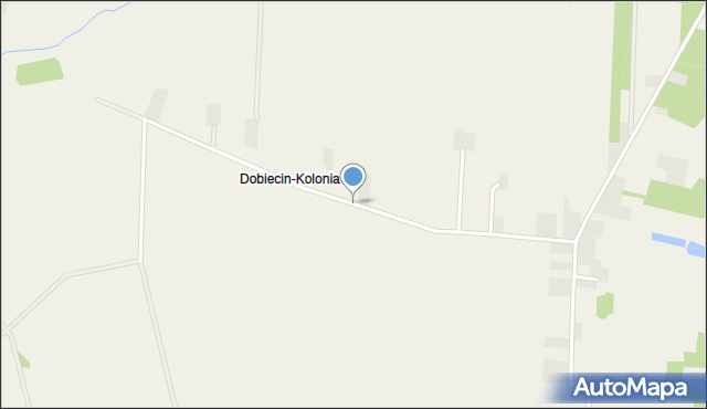 Dobiecin-Kolonia, Dobiecin-Kolonia, mapa Dobiecin-Kolonia