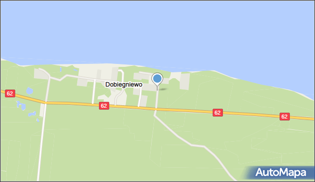 Dobiegniewo, Dobiegniewo, mapa Dobiegniewo