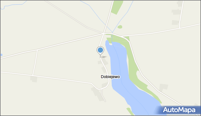 Dobiejewo, Dobiejewo, mapa Dobiejewo