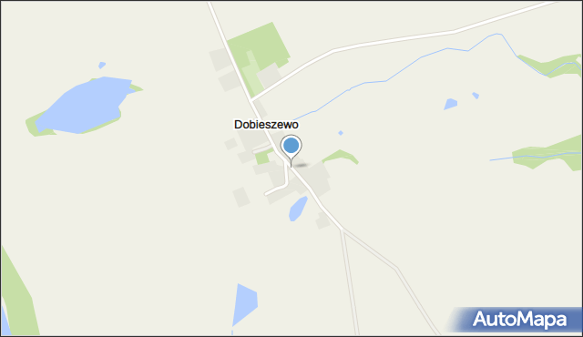 Dobieszewo gmina Łobez, Dobieszewo, mapa Dobieszewo gmina Łobez