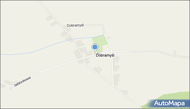 Dobramyśl, Dobramyśl, mapa Dobramyśl