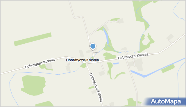 Dobratycze-Kolonia, Dobratycze-Kolonia, mapa Dobratycze-Kolonia