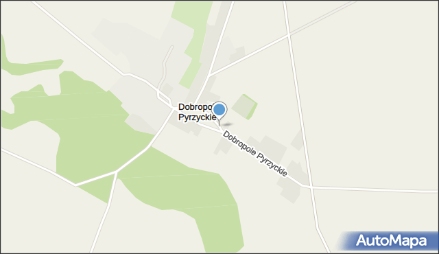 Dobropole Pyrzyckie, Dobropole Pyrzyckie, mapa Dobropole Pyrzyckie