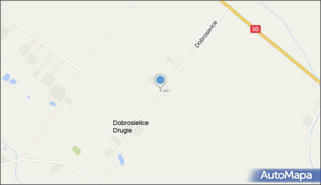 Dobrosielice Drugie, Dobrosielice Drugie, mapa Dobrosielice Drugie