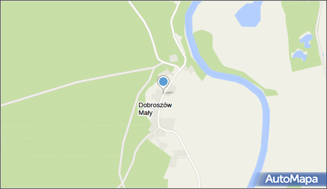 Dobroszów Mały, Dobroszów Mały, mapa Dobroszów Mały