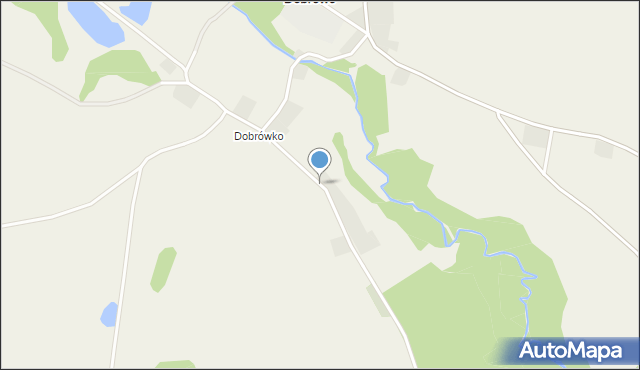 Dobrowo, Dobrówko, mapa Dobrowo