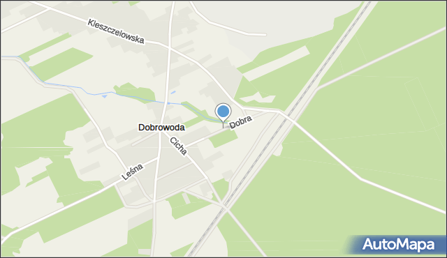 Dobrowoda gmina Kleszczele, Dobra, mapa Dobrowoda gmina Kleszczele