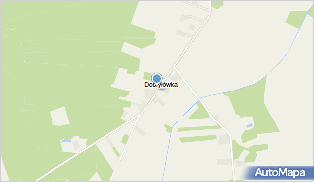 Dobryłówka, Dobryłówka, mapa Dobryłówka