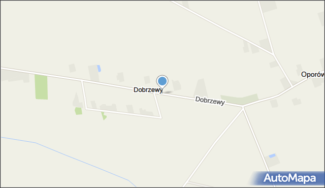 Dobrzewy, Dobrzewy, mapa Dobrzewy