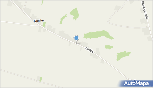 Dodów, Dodów, mapa Dodów