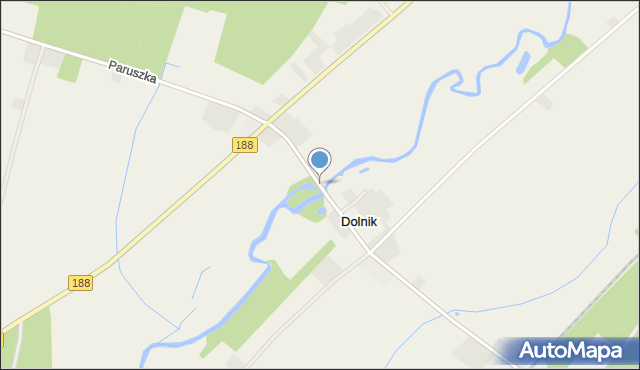 Dolnik gmina Krajenka, Dolnik, mapa Dolnik gmina Krajenka