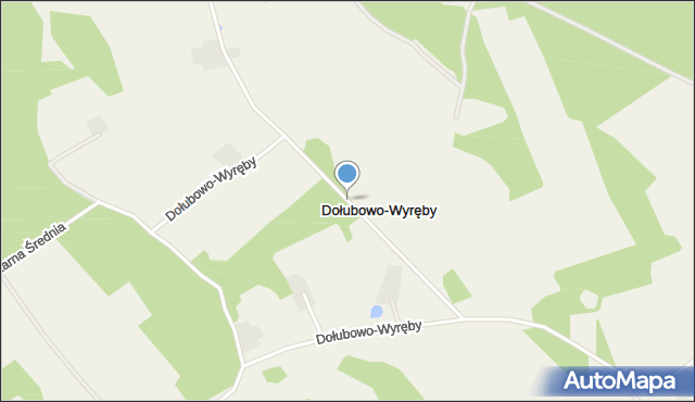 Dołubowo-Wyręby, Dołubowo-Wyręby, mapa Dołubowo-Wyręby