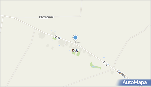 Doły gmina Ostrowite, Doły, mapa Doły gmina Ostrowite