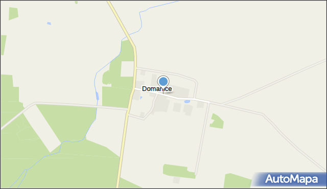 Domanice gmina Wińsko, Domanice, mapa Domanice gmina Wińsko