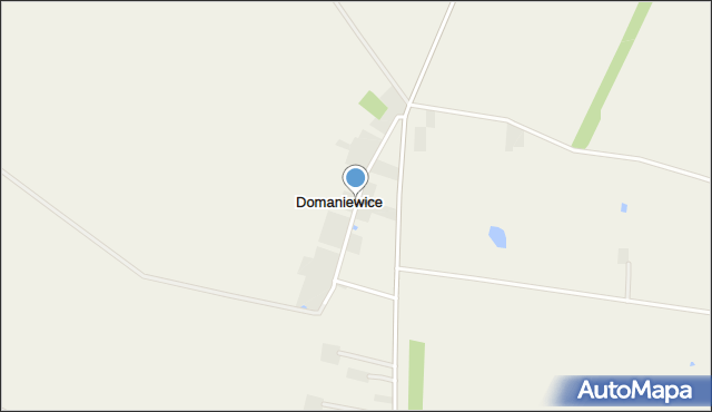 Domaniewice gmina Promna, Domaniewice, mapa Domaniewice gmina Promna