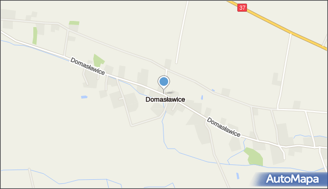 Domasławice gmina Darłowo, Domasławice, mapa Domasławice gmina Darłowo