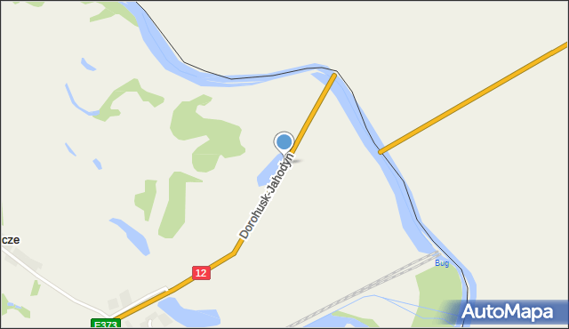 Dorohusk, Dorohusk-Jahodyn, mapa Dorohusk