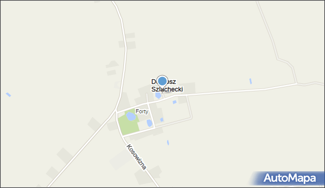 Dorposz Szlachecki, Dorposz Szlachecki, mapa Dorposz Szlachecki