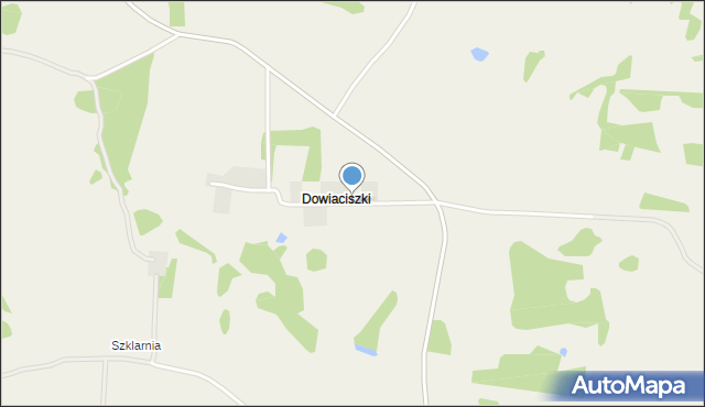 Dowiaciszki, Dowiaciszki, mapa Dowiaciszki