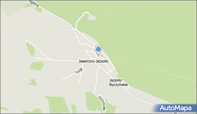 Jaworzno, Dożynkowa, mapa Jaworzno