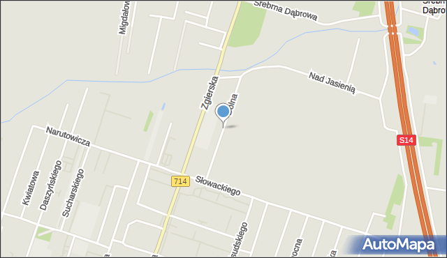 Konstantynów Łódzki, Dolna, mapa Konstantynów Łódzki