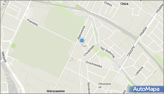 Kraków, Domki, mapa Krakowa