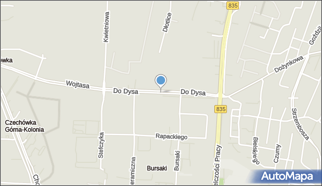 Lublin, Do Dysa, mapa Lublina