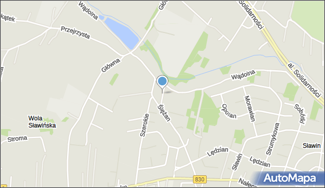 Lublin, Dolinna, mapa Lublina