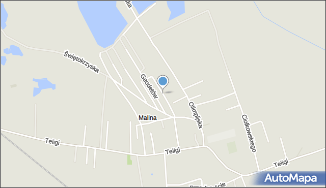 Opole, Dożynkowa, mapa Opola