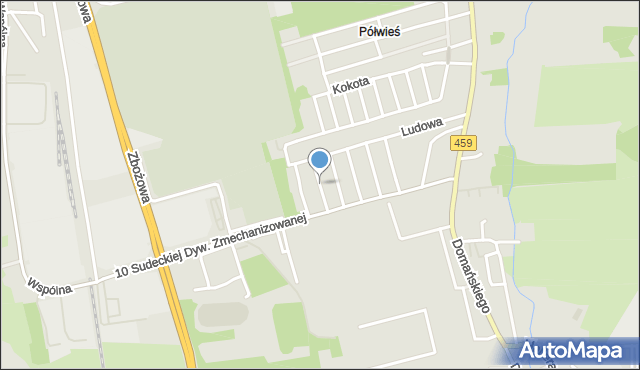 Opole, Dobra, mapa Opola