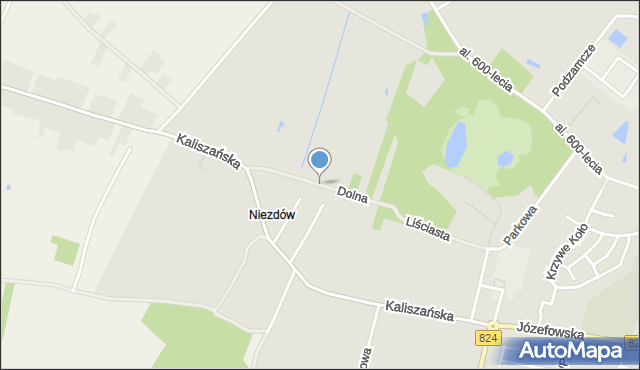 Opole Lubelskie, Dolna, mapa Opole Lubelskie